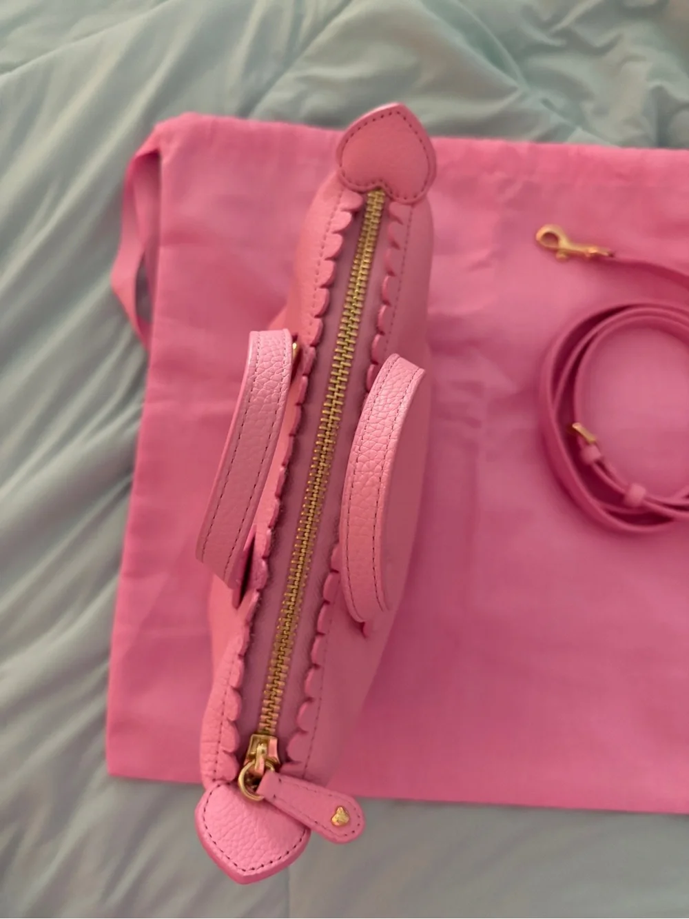 NWOT Stoney Clover Lane Pittsford Pouchette Crossbody Bag 19 Taffy